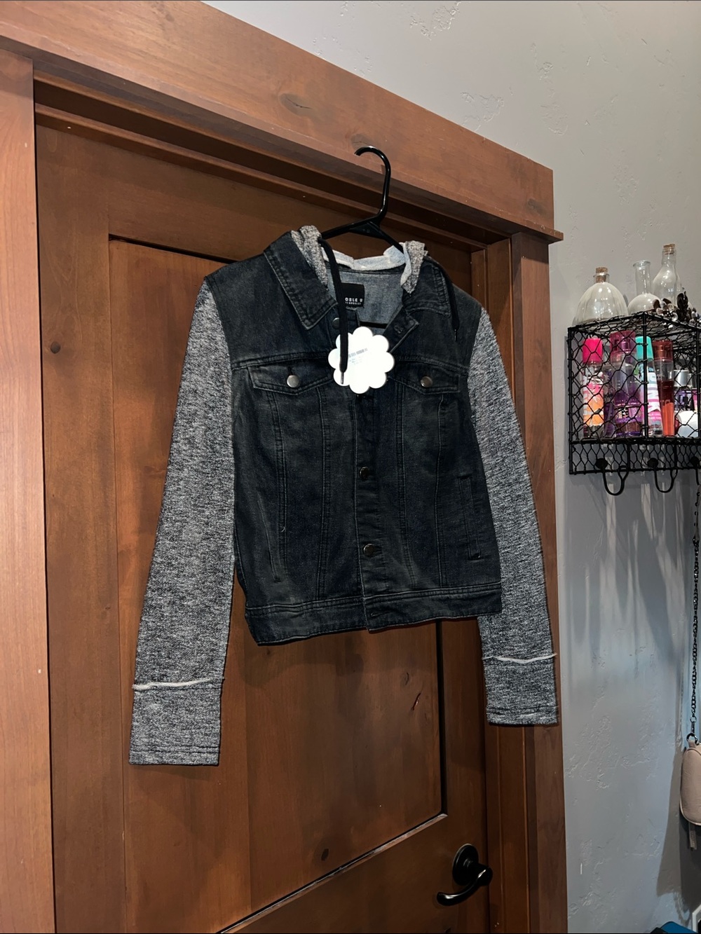 Hope’s-Noble U-Under the Stars-Black Denim/Hoodie Jacket